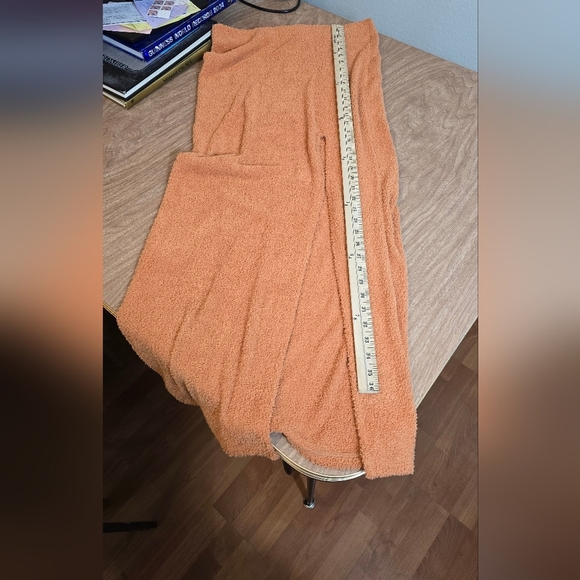 Something New Karla Hellqvist Terry Rust Maxi Skirt Front Slit Large Summer - Picture 9 of 11